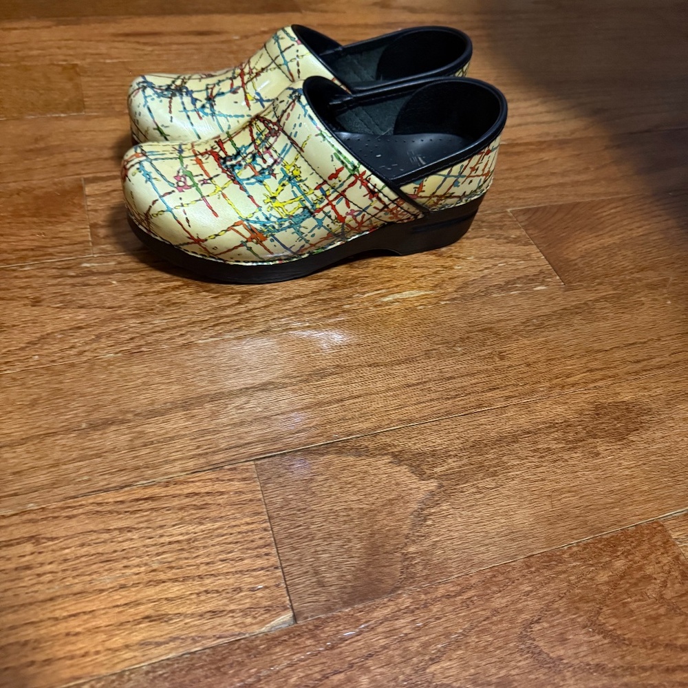 Colorful nurse clogs